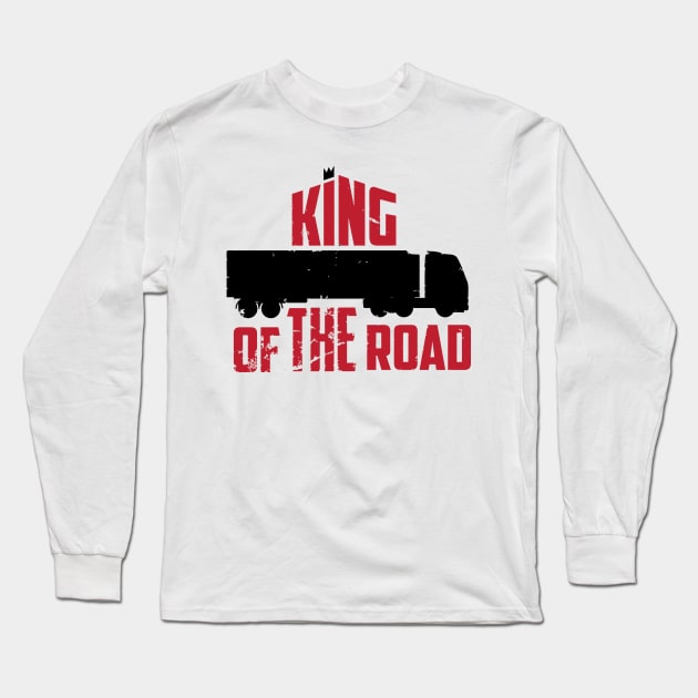 King of the road (black) Long Sleeve T-Shirt by nektarinchen